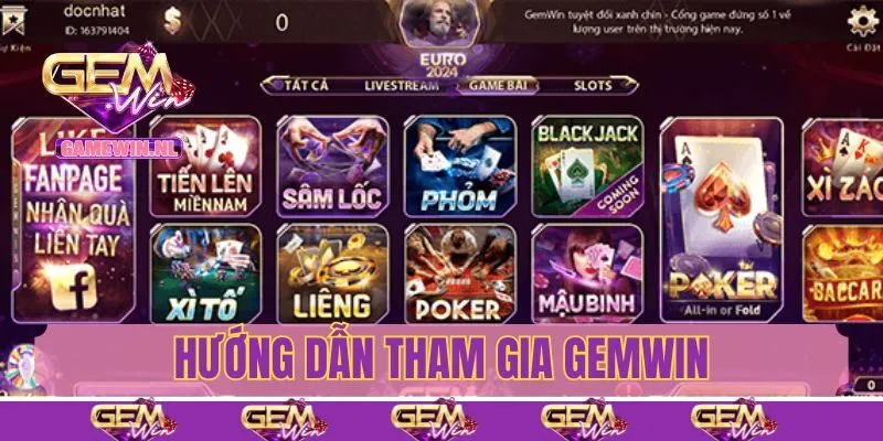 Chi tiết các bước hướng dẫn tham gia sân chơi Gemwin
